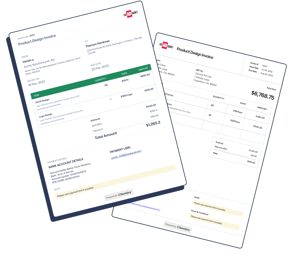 Online invoice generator
