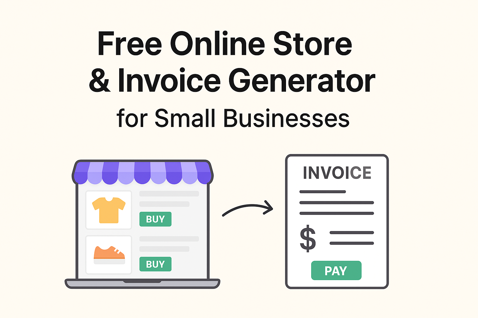 Free Online Invoice Generator and Free Online Store