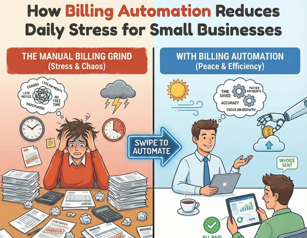 How Billing Automation Reduces Daily Stress for Small Businesses
